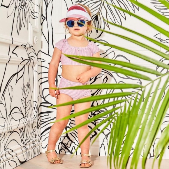 Janie and Jack Watermelon Pink JJ Sport Visor (SIZES 6-12M) - Picture 4 of 8